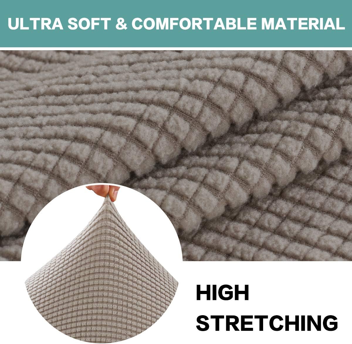 Stretch Ottoman Cover Ottoman Slipcover