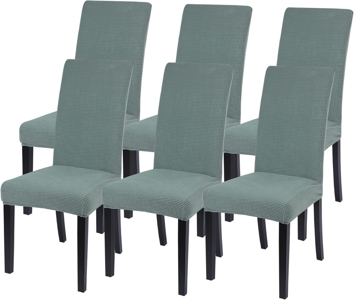 SearchI Chair Covers Slipcovers Set of 4, Spandex Super Fit Stretch Removable Washable Kitchen Parsons Protector for Dining Room,Hotel,Ceremony,Beige+Flowers