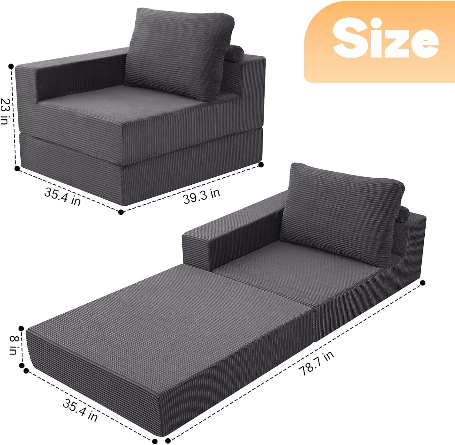 Convertible Sofa Bed