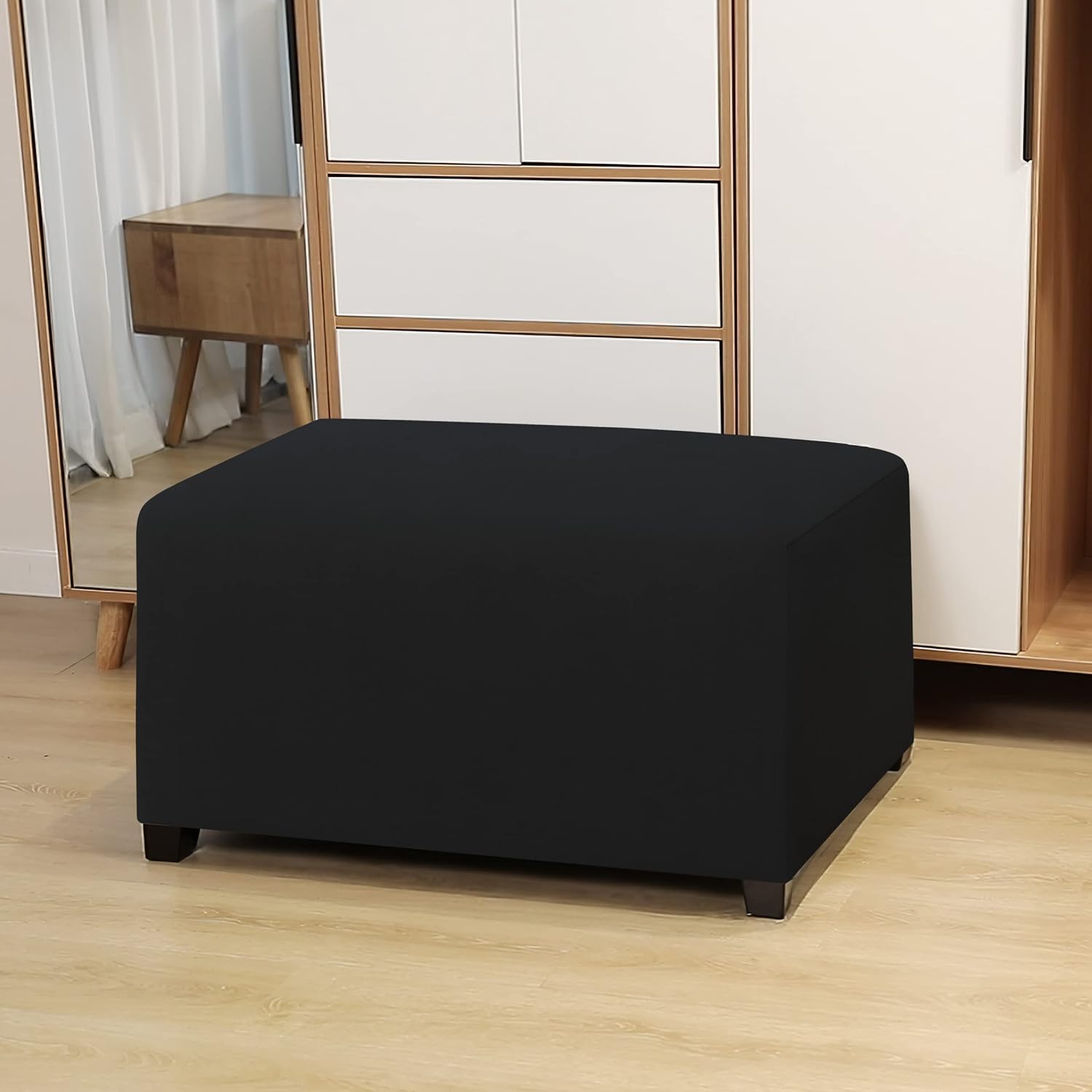 Dual Waterproof Stretch Ottoman Cover