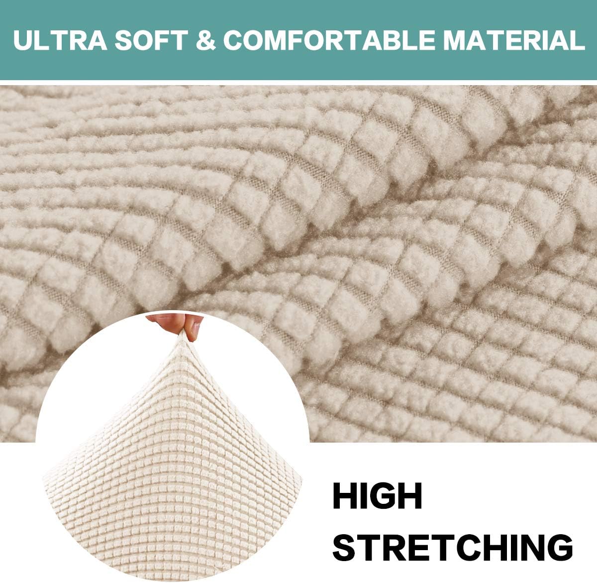 Stretch Ottoman Cover Ottoman Slipcover