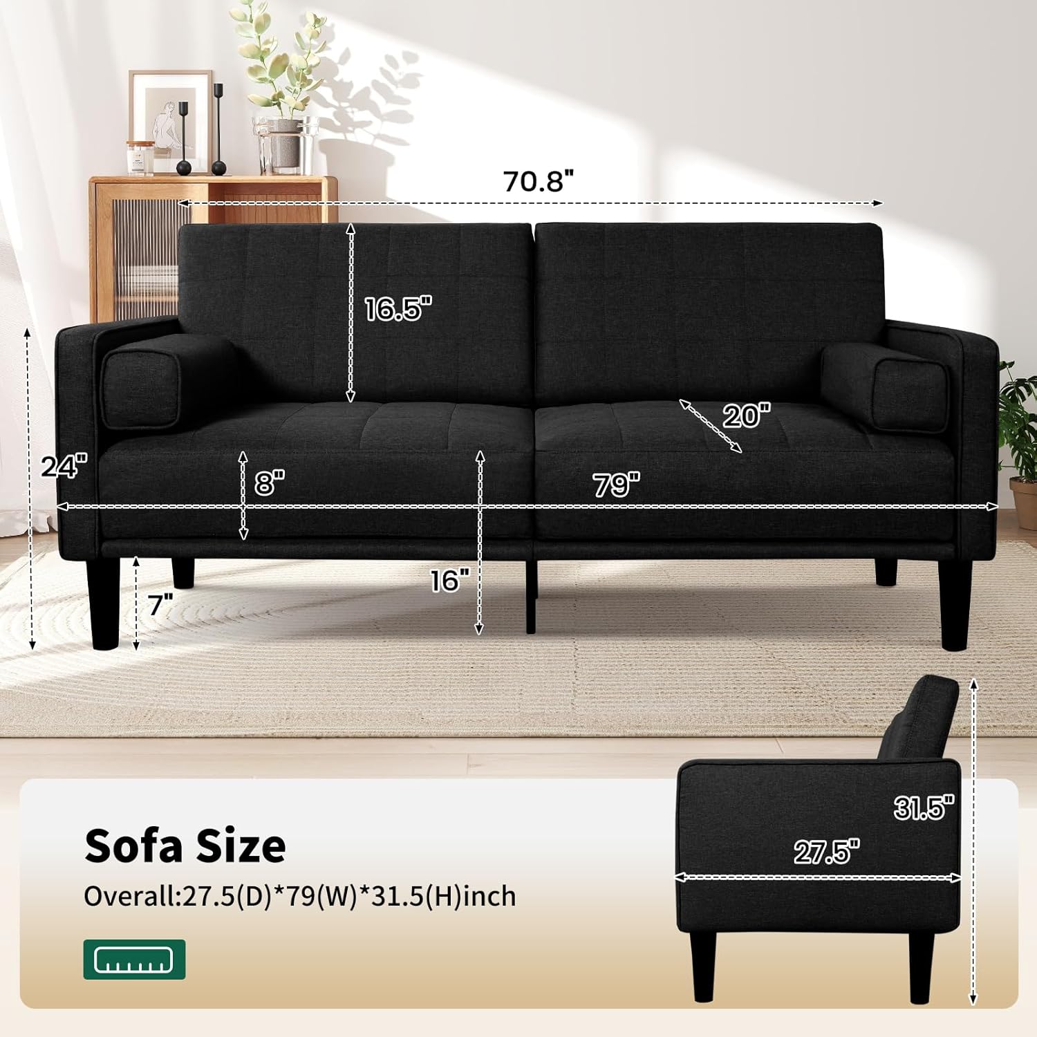 Comfy Loveseat Sofa