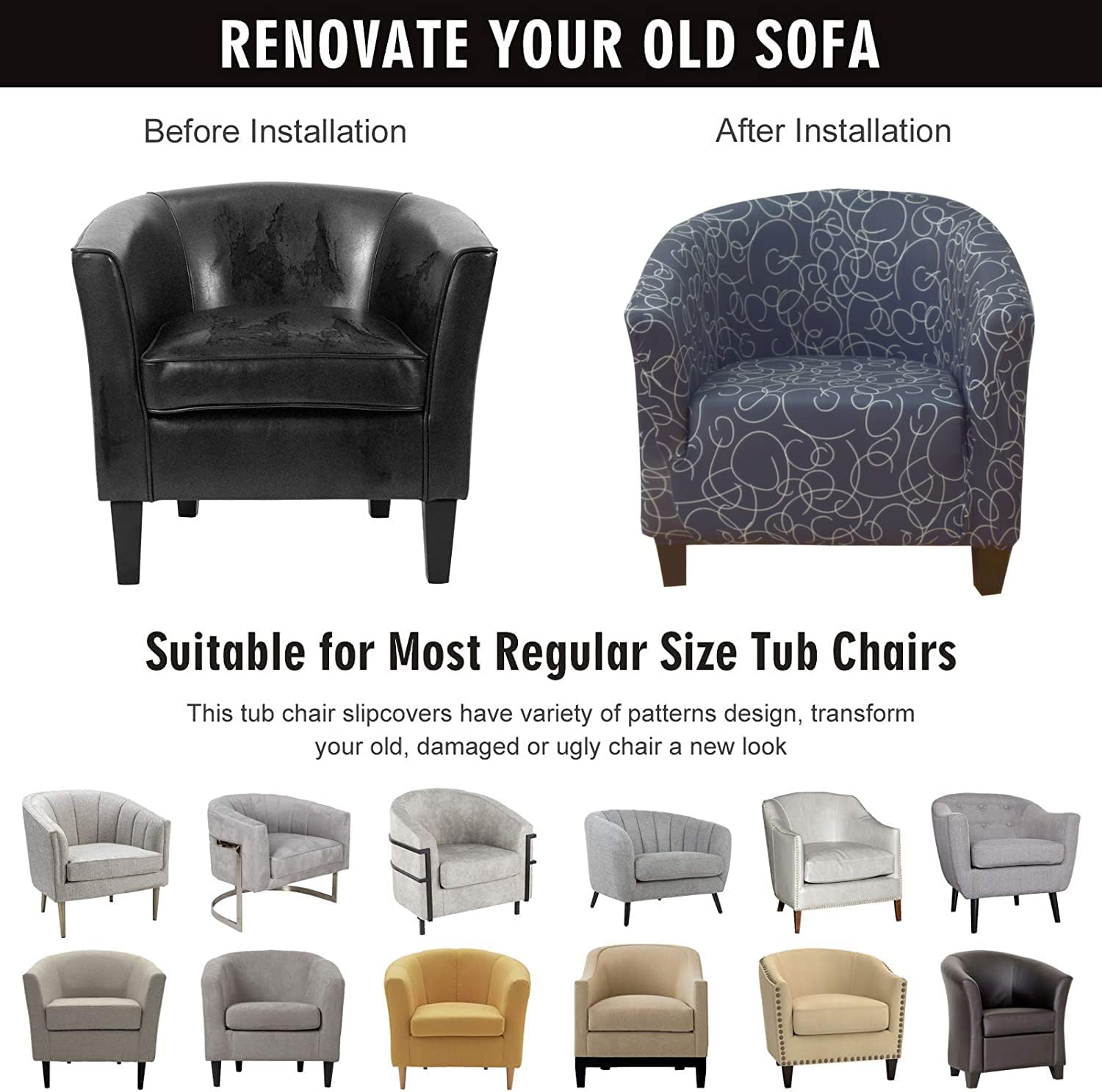 Club Chair Slipcover