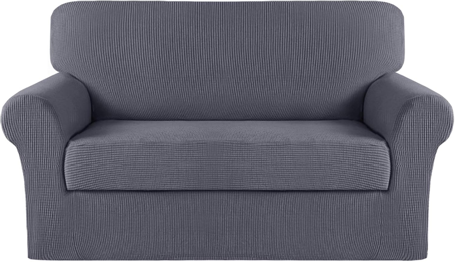 Turquoize 2 Piece Chair Covers for Living Room Armchair Cover Armchair Slipcovers with Arms Feature Thick Jacquard Fabric (Chair,Biscotti Beige)