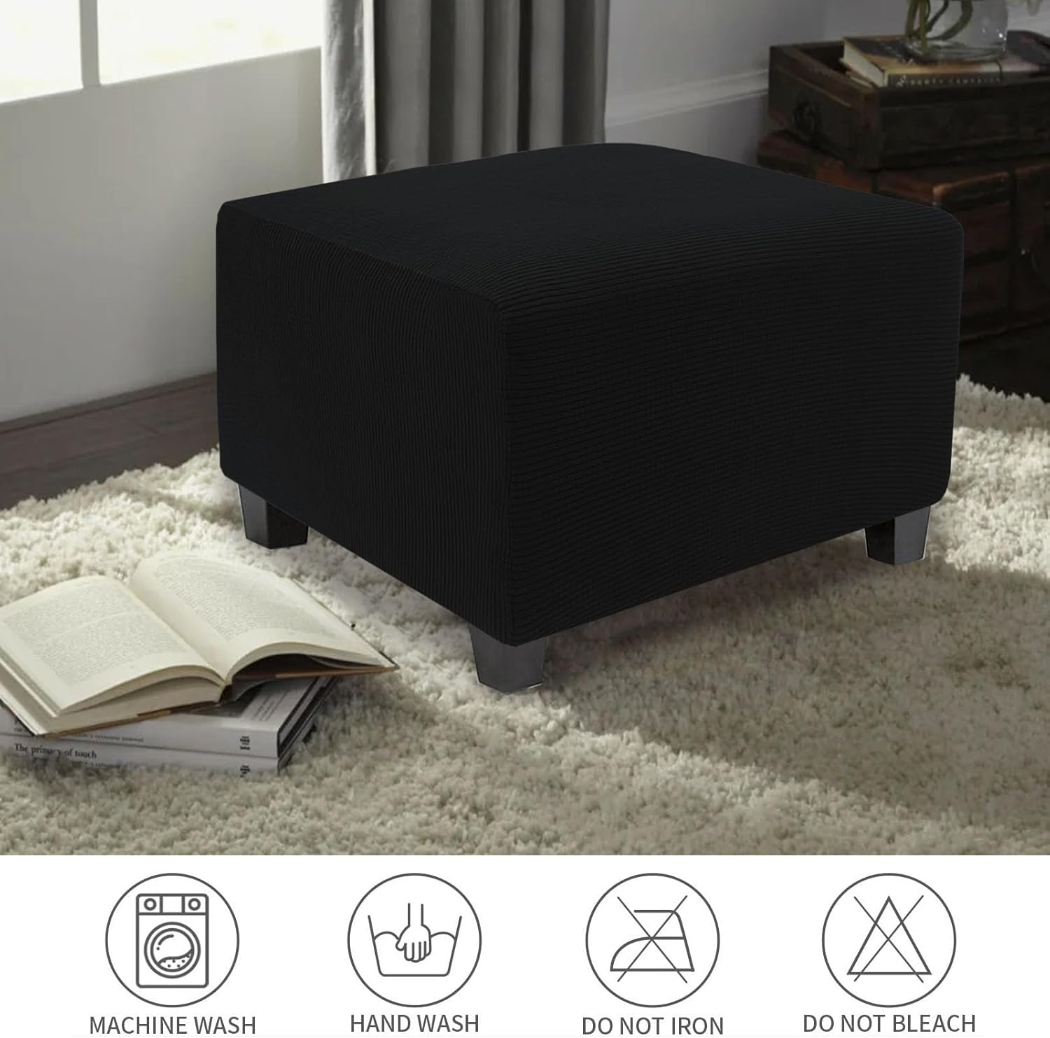 Square Ottoman Cover