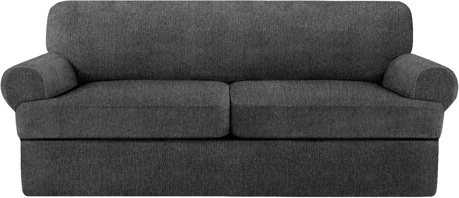 2 Pieces T Cushion Chair Covers