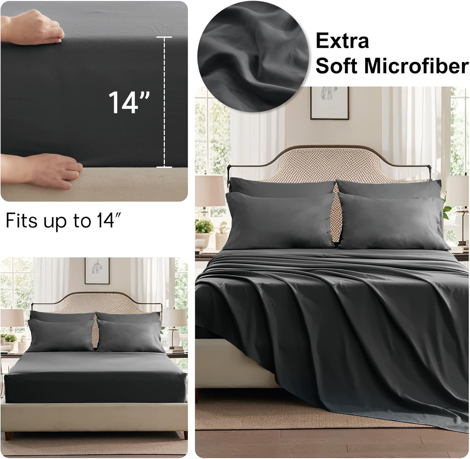 Queen Comforter Set 7 Pieces