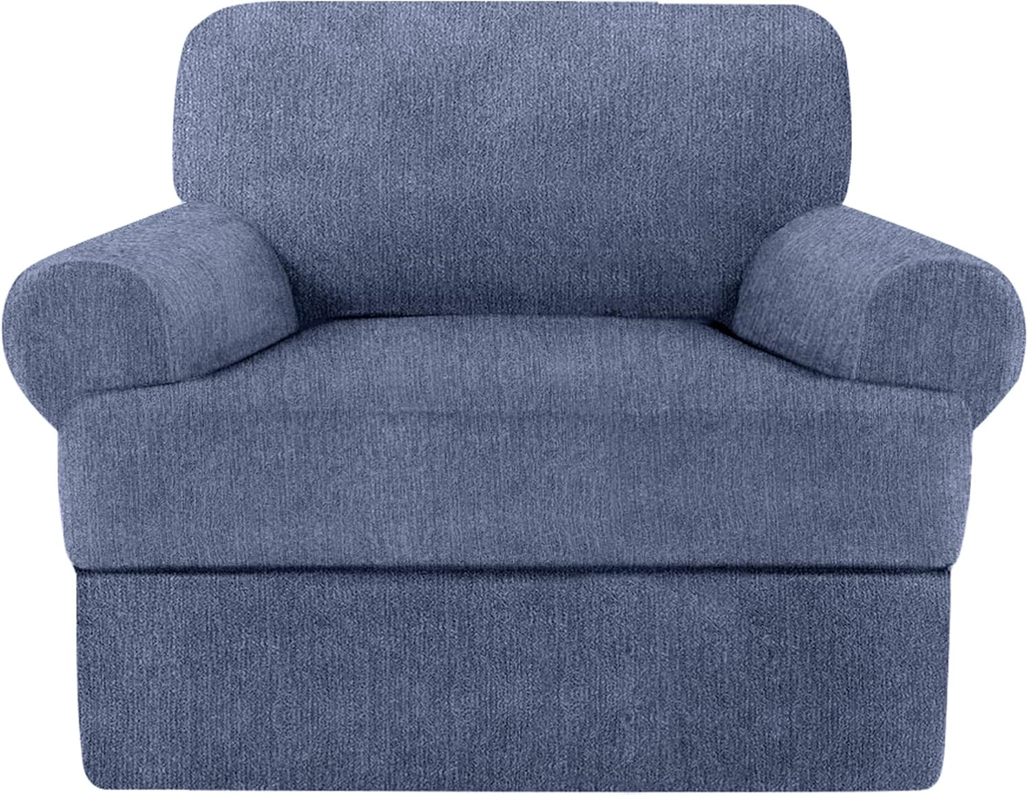 2 Pieces T Cushion Chair Covers