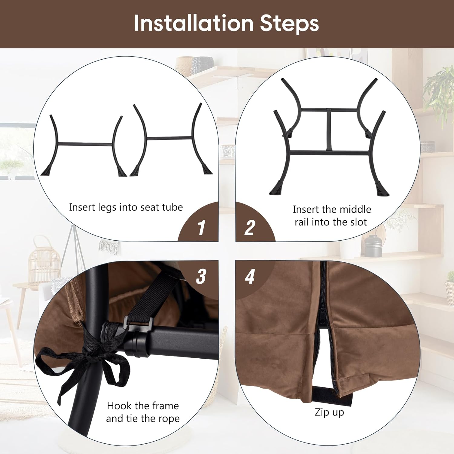 Lazy Chair with Folding Ottoman