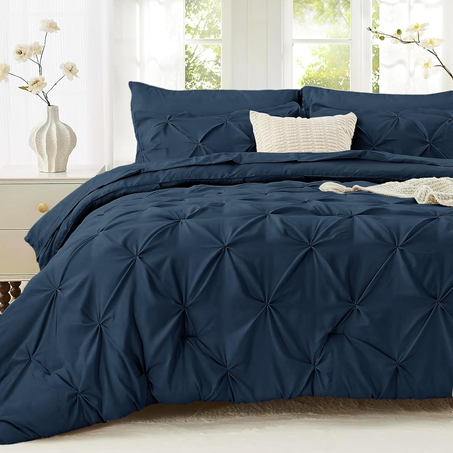 Queen Comforter Set, 7-Piece