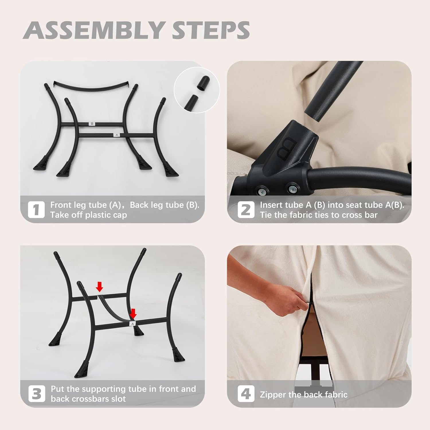 Lazy Chair with Folding Ottoman