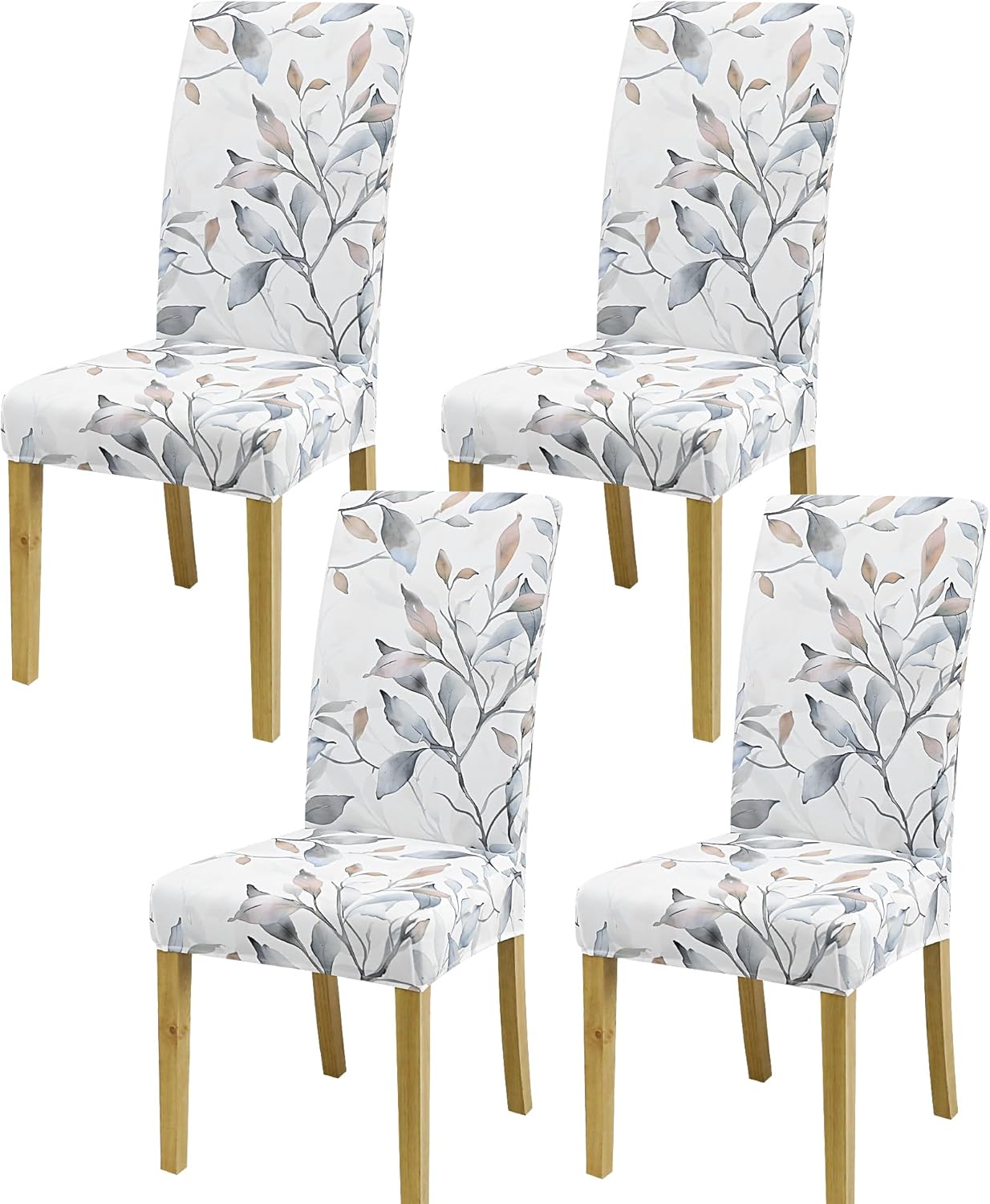 Dining Chair Cover,Dining Room Chair Covers Set of 6,Stretch Kitchen Chair Cover,Washable Dining Chair Cover,Parsons Chair Slipcovers Protective,for Home,Restaurant,Banquet(Gray)