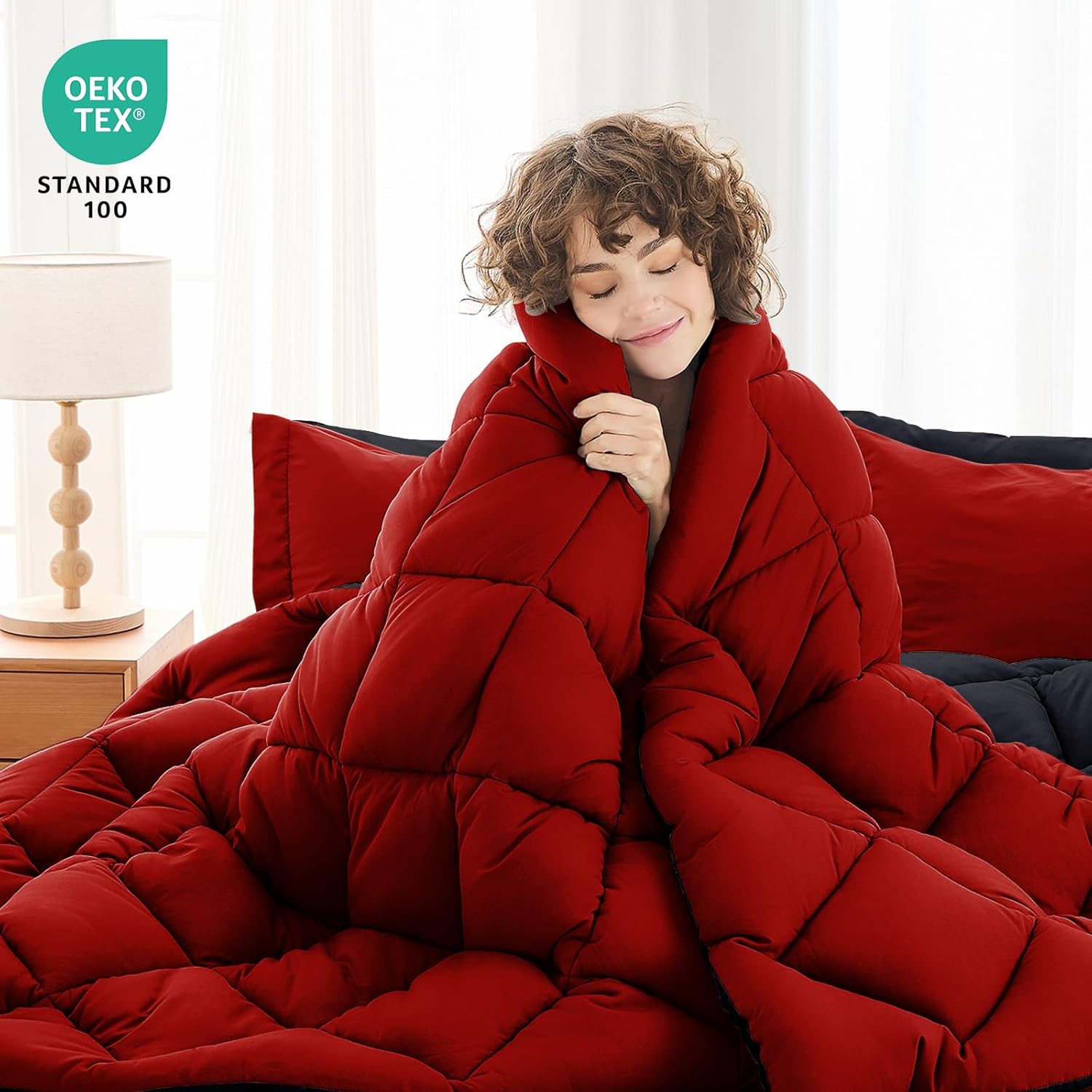 7 Pieces Queen Comforter Set