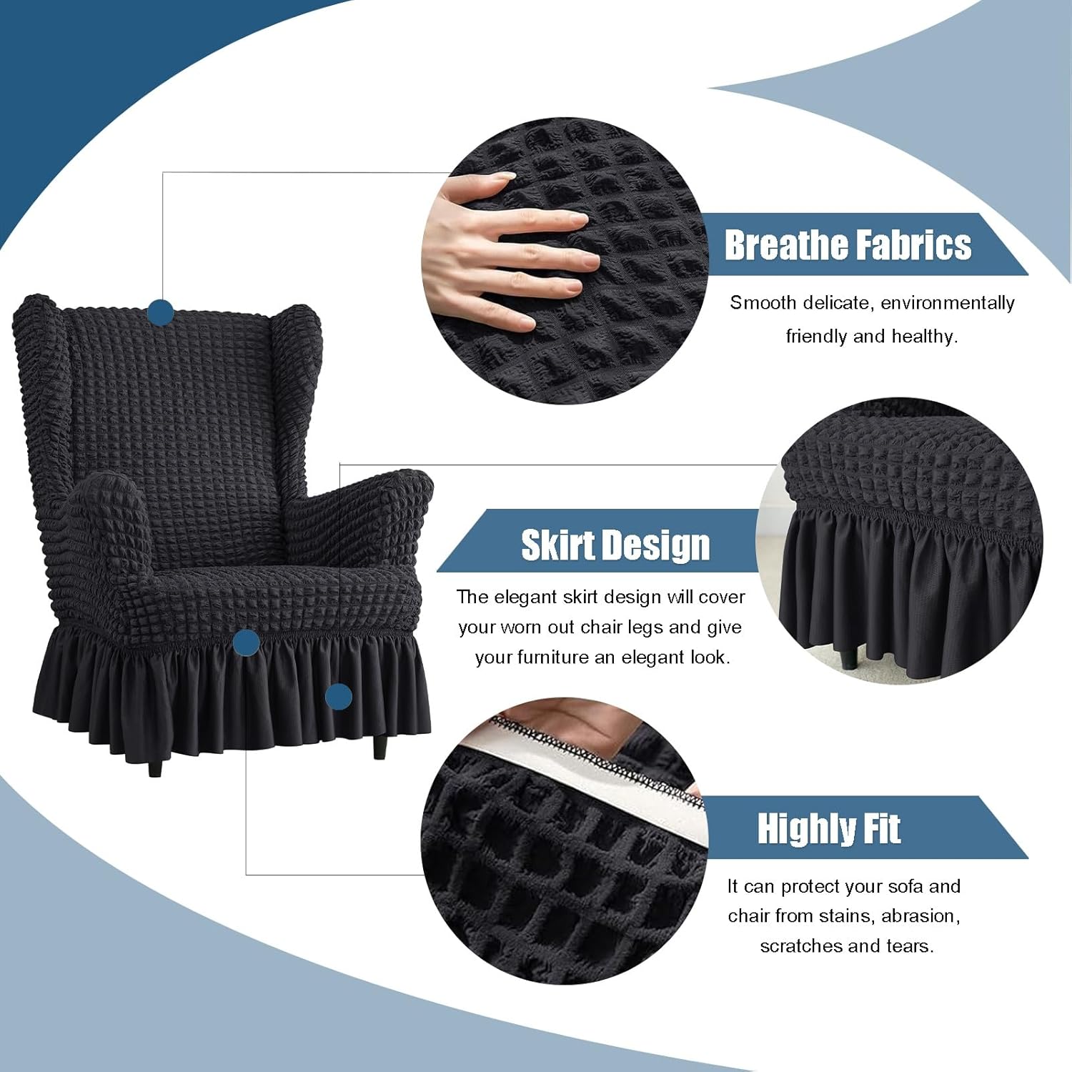 Wingback Chair Slipcover