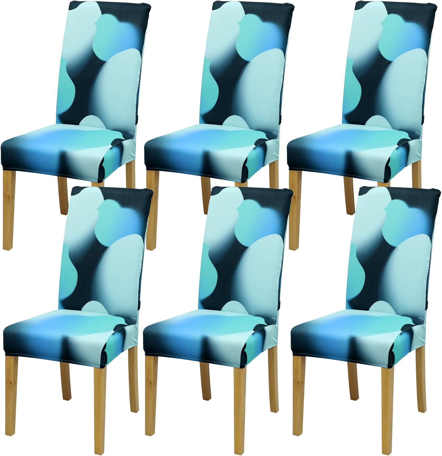 Dining Chair Cover,Dining Room Chair Covers Set of 6,Stretch Kitchen Chair Cover,Washable Dining Chair Cover,Parsons Chair Slipcovers Protective,for Home,Restaurant,Banquet(Gray)