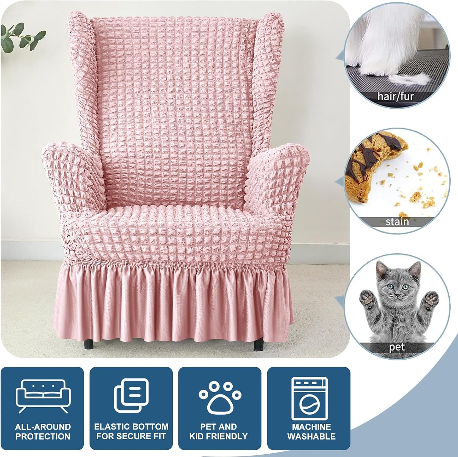 Wingback Chair Slipcover