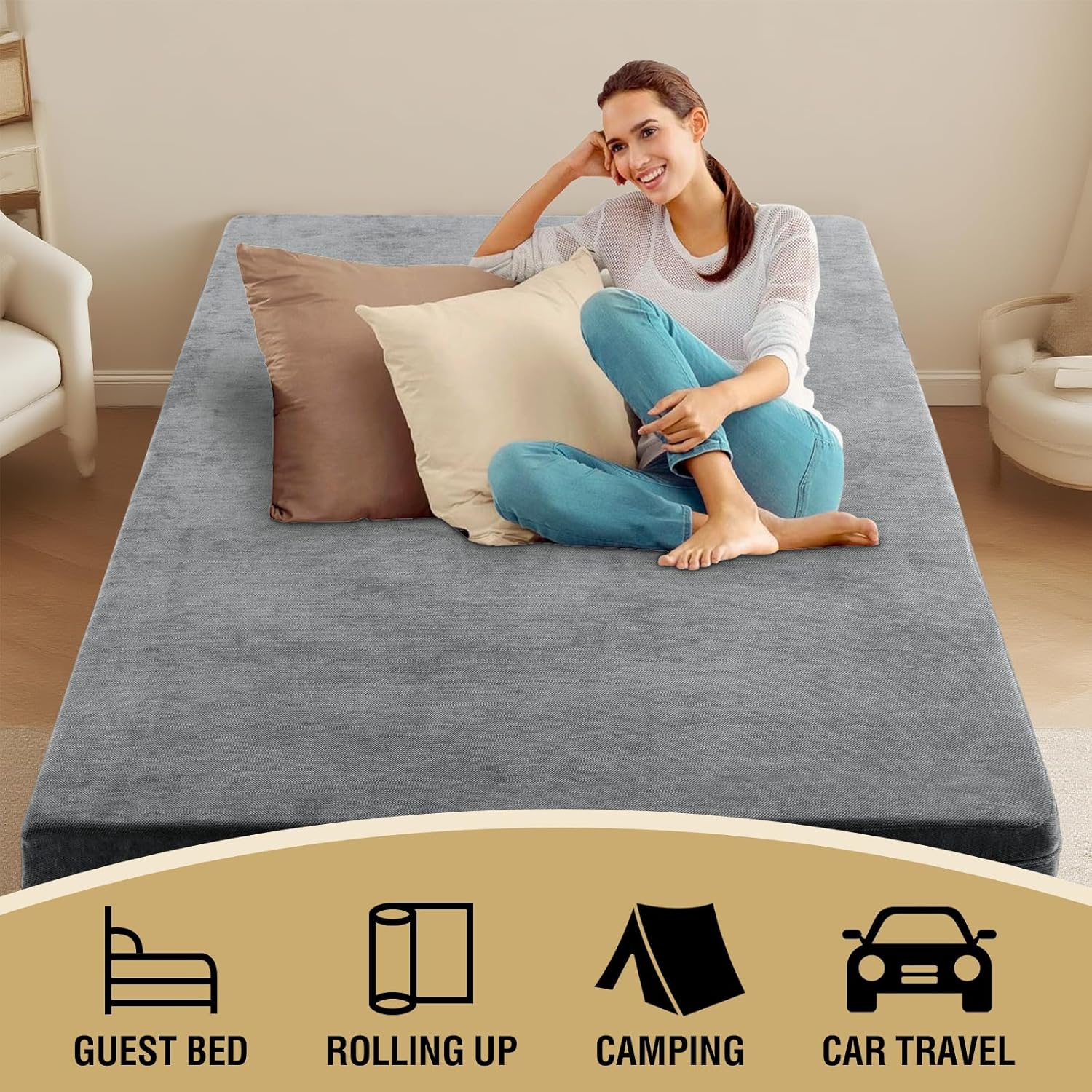 Full Size Armless Futon Mattress Covers