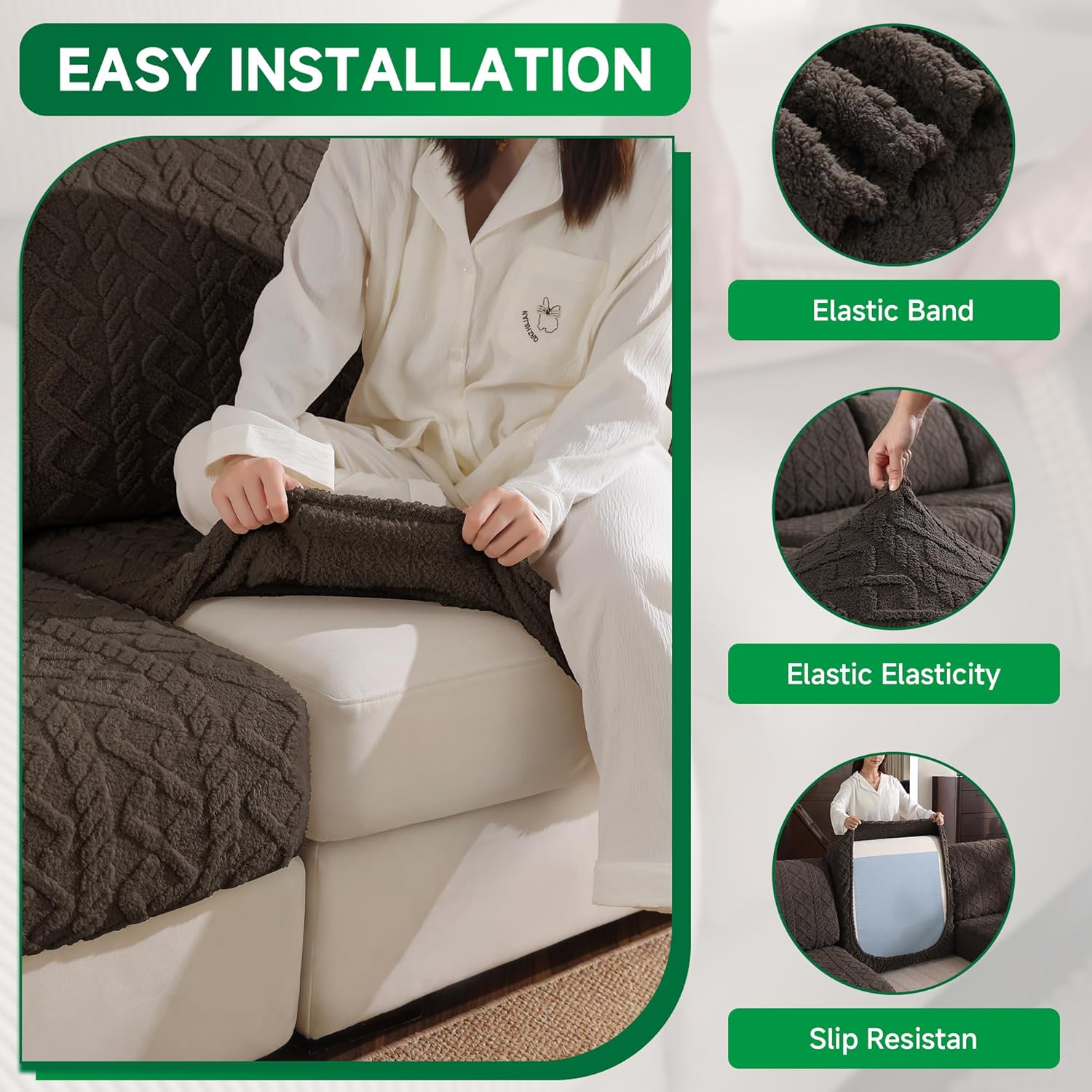 Couch Cushion Covers,