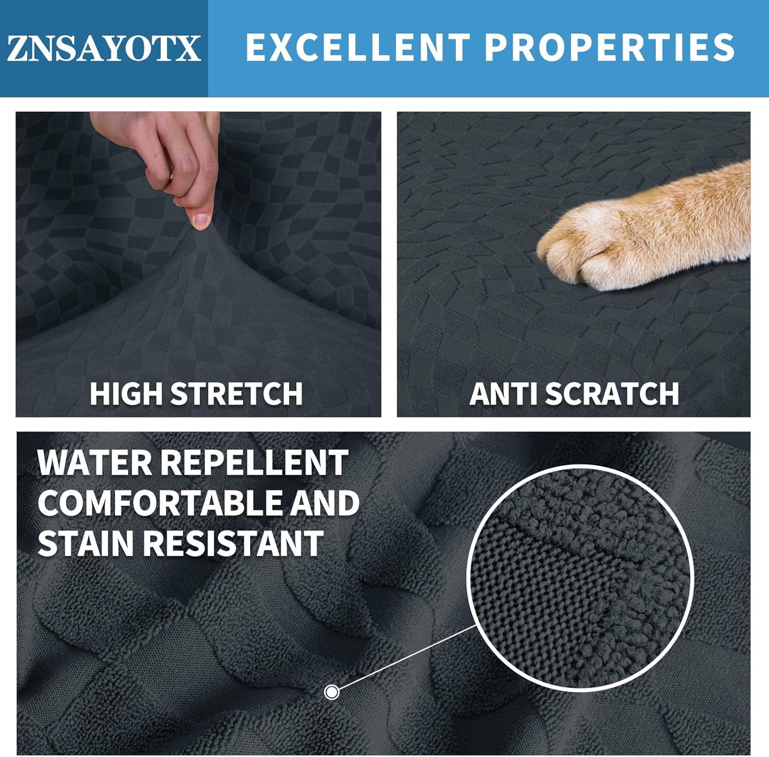 Rectangle Footrest Slipcovers