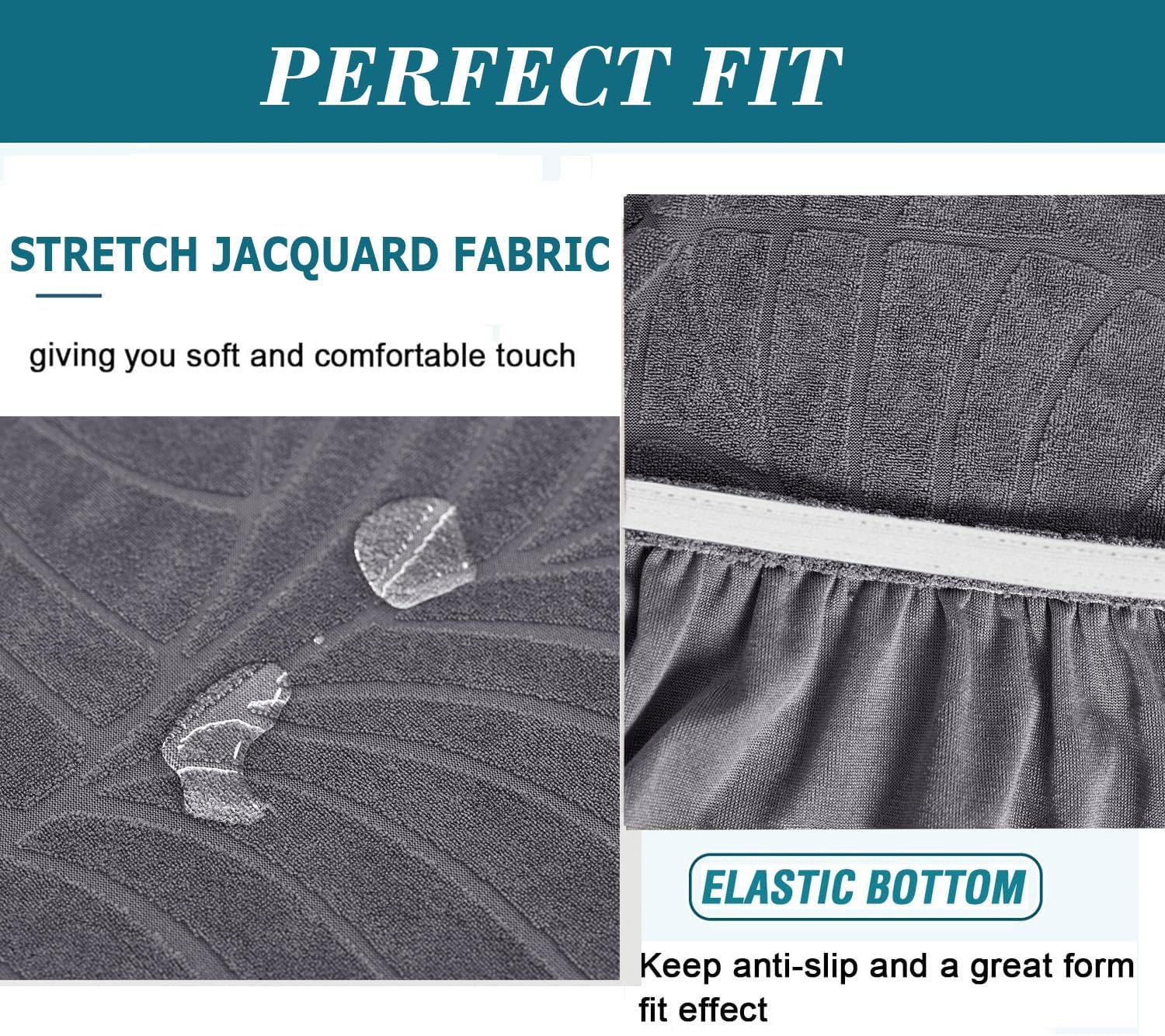 Ottoman Cover Square-Stretch Water Repellent