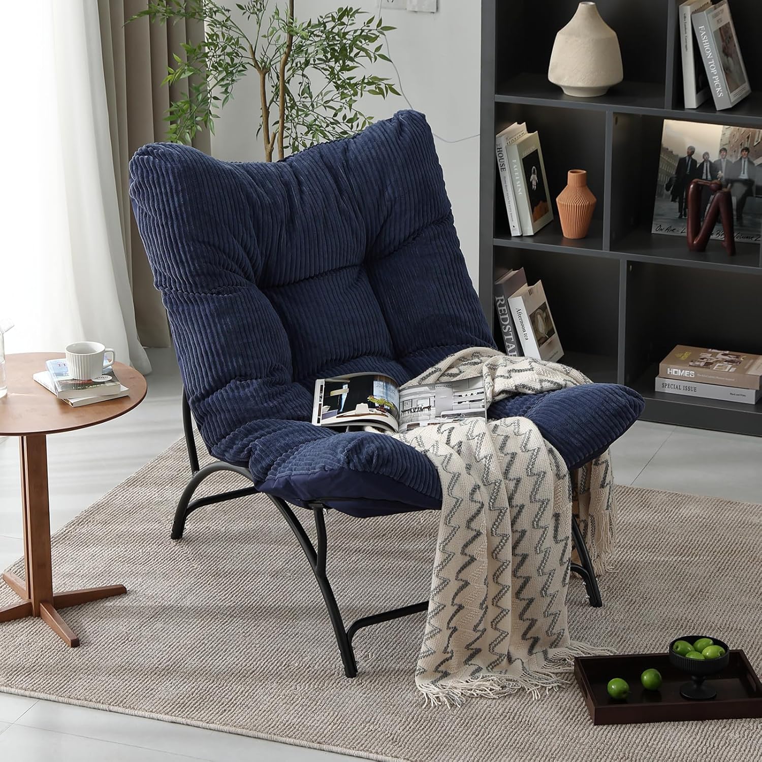 Accent Chair with Ottoman