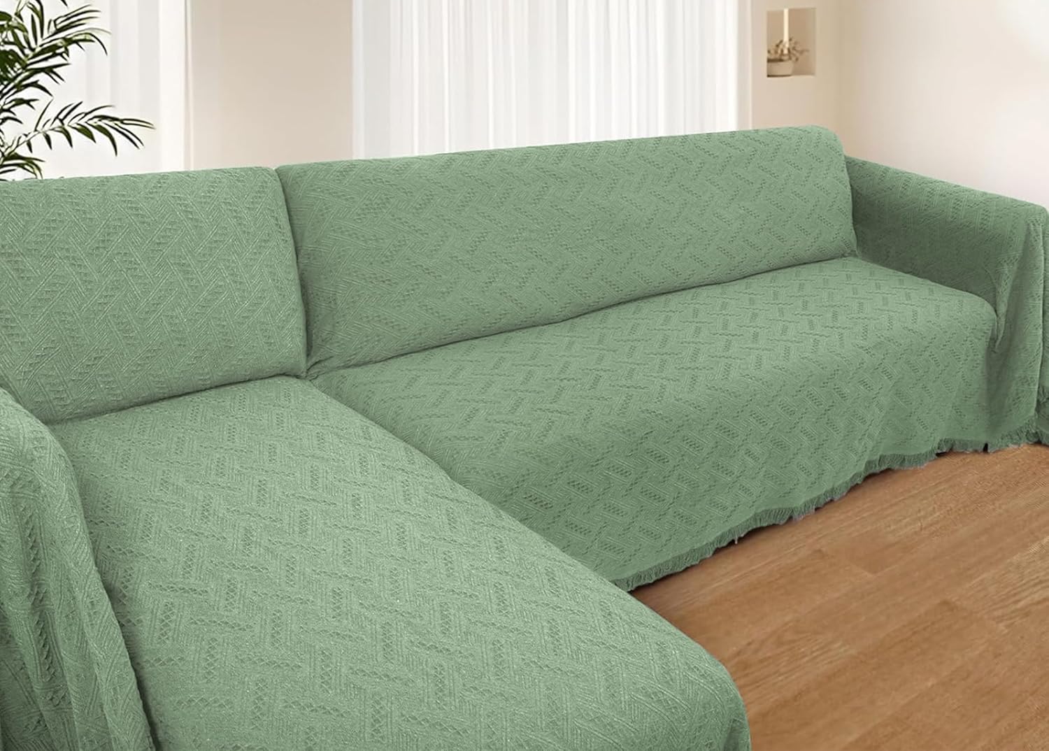 Couch Covers 2 Pieces L Shaped Sofa Cover