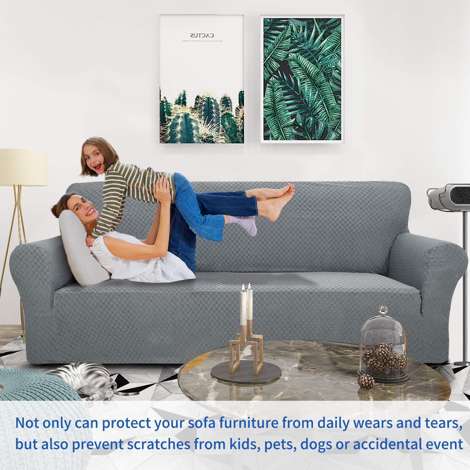 1 Piece Jacquard Couch Covers