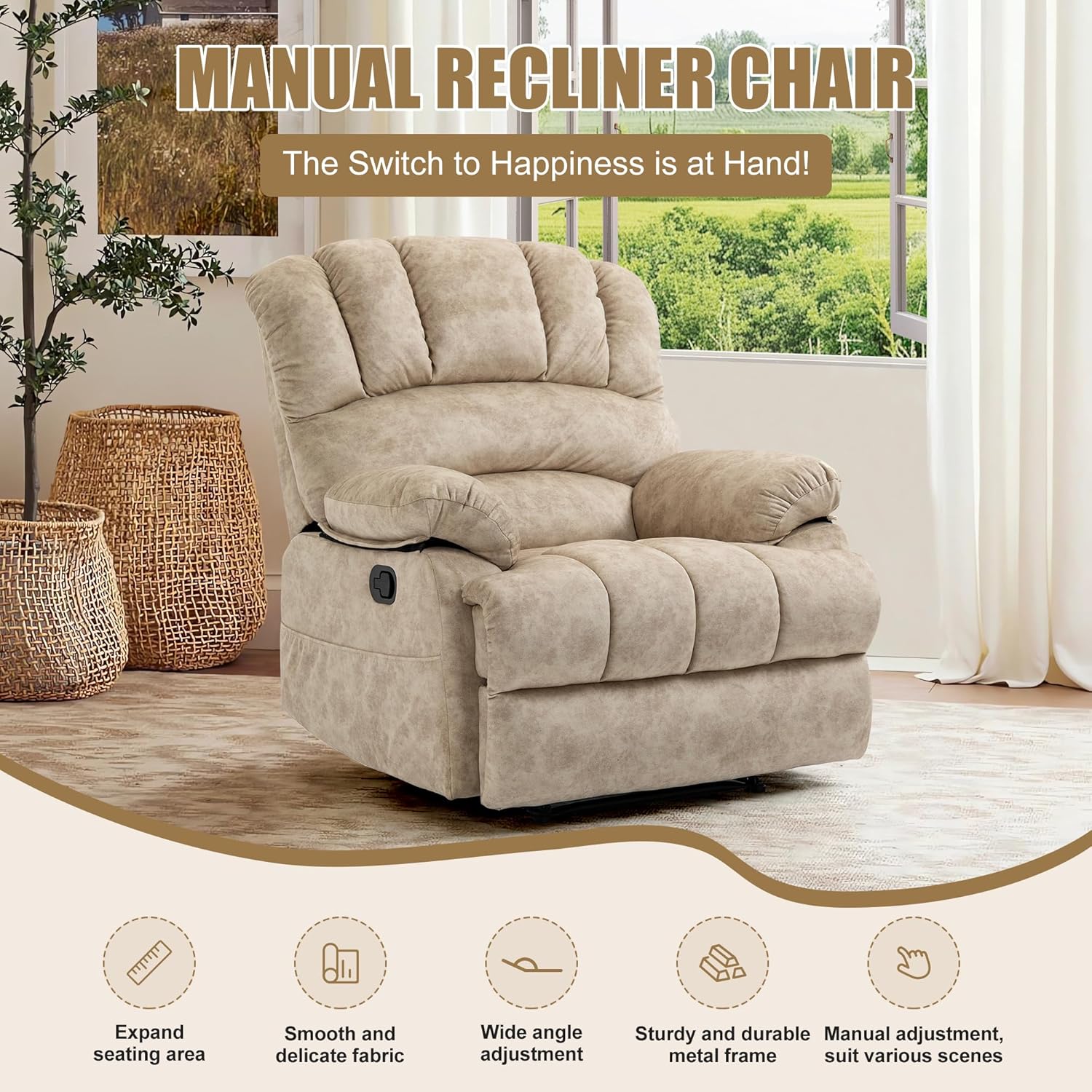 Oversized Recliner Chairs for Adults