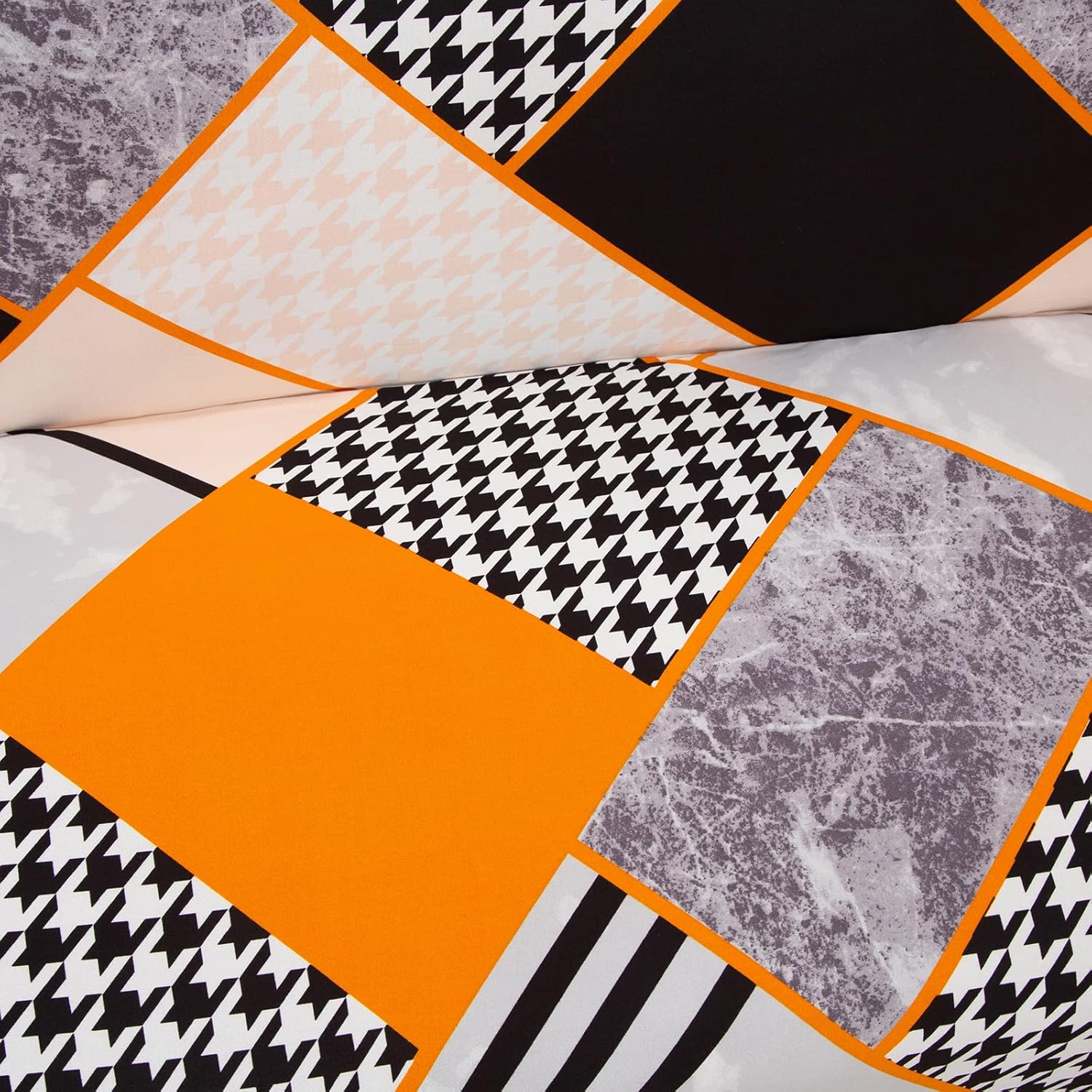 Linen Blue Armless Sofa Bed Cover