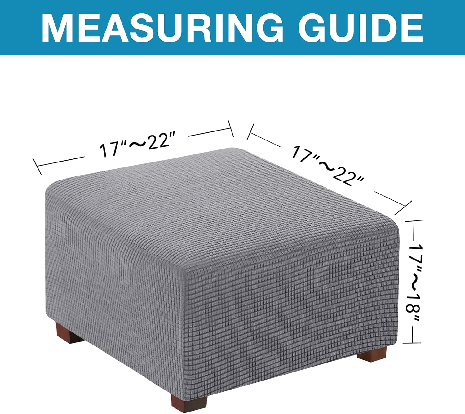 Square Ottoman Slipcovers