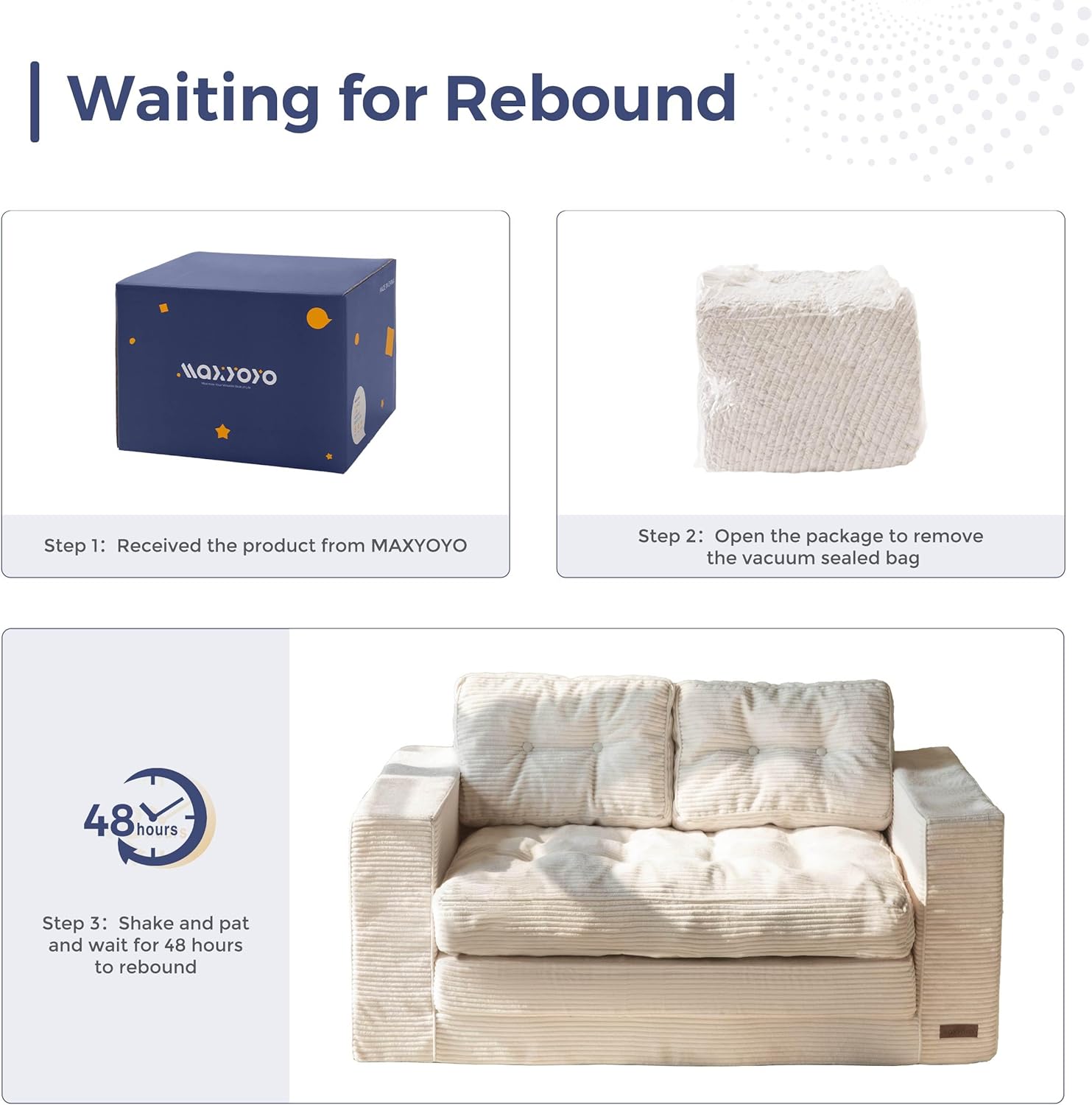 Convertible Sofa Bed, Pull Out Loveseat