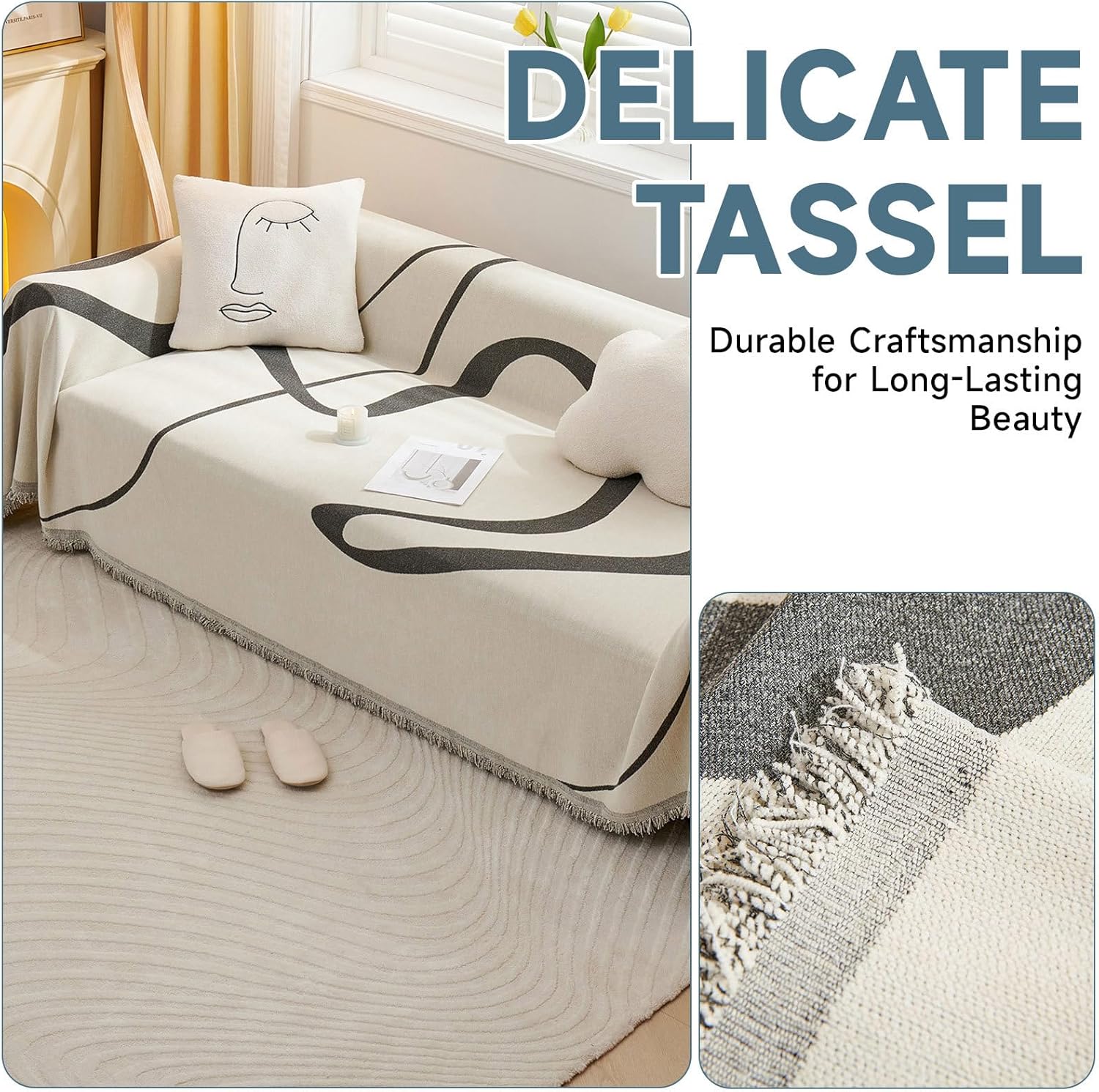 VClife Boho Couch Cover Sofa Covers