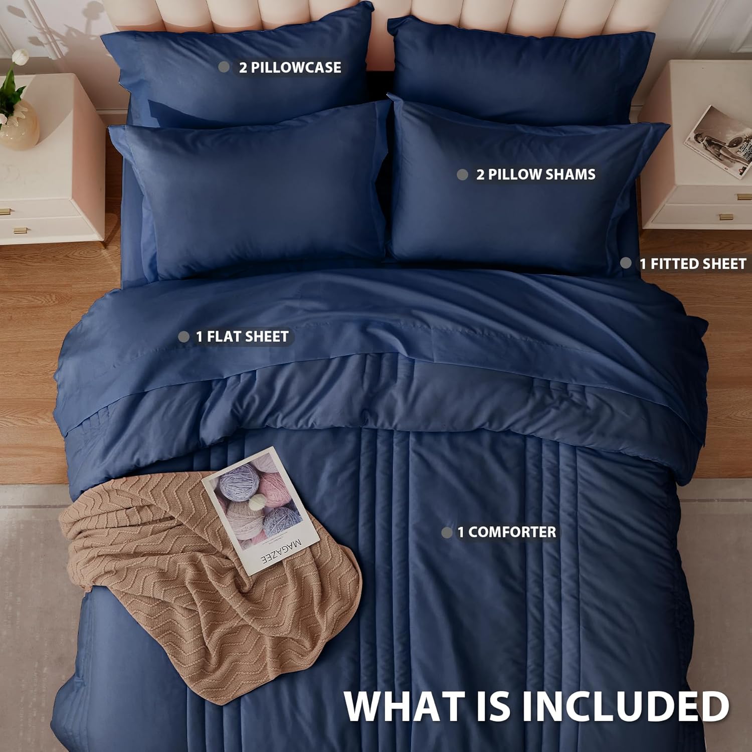 Bed in a Bag Queen Size 7 Pieces