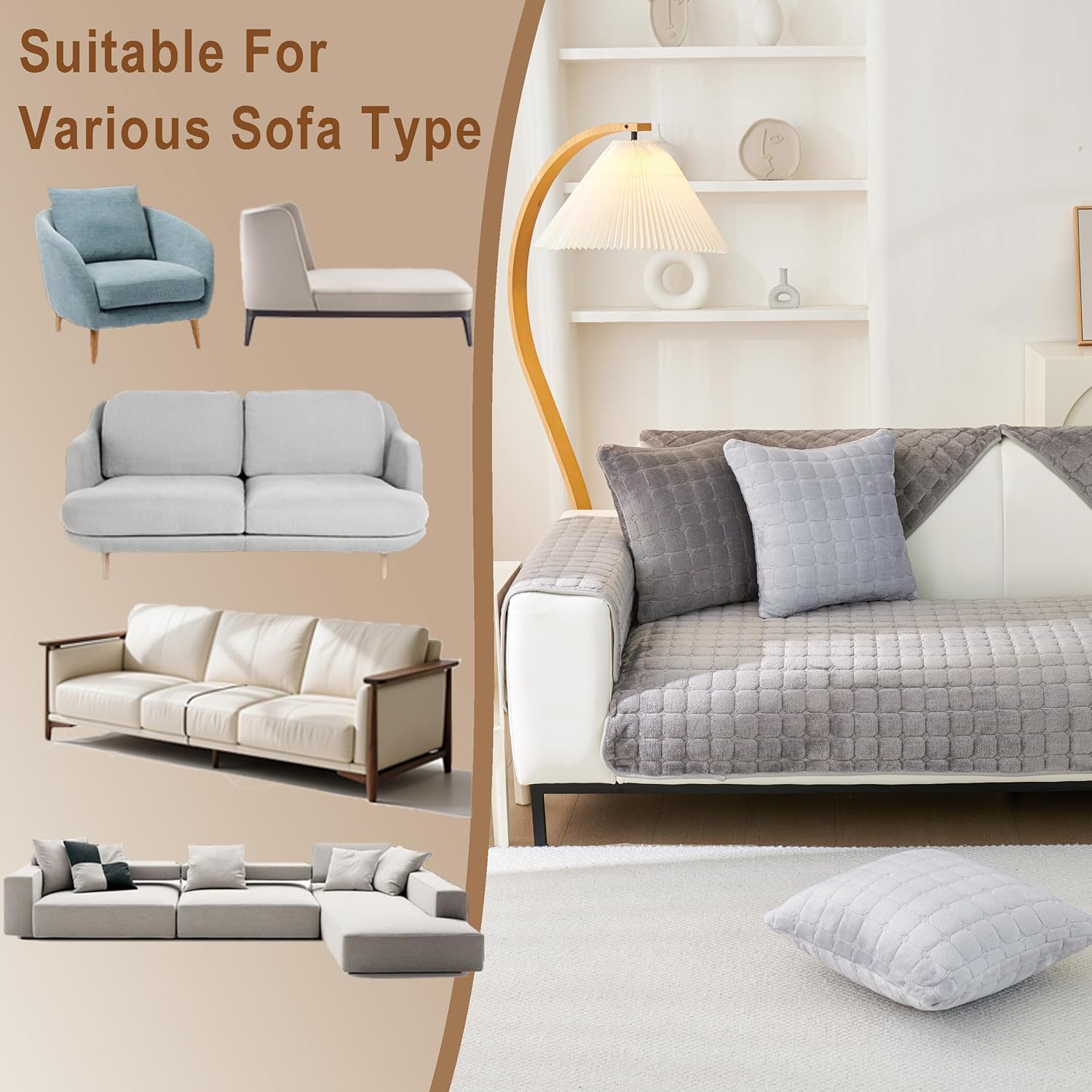 Couch Cover Sofa Covers Washable,