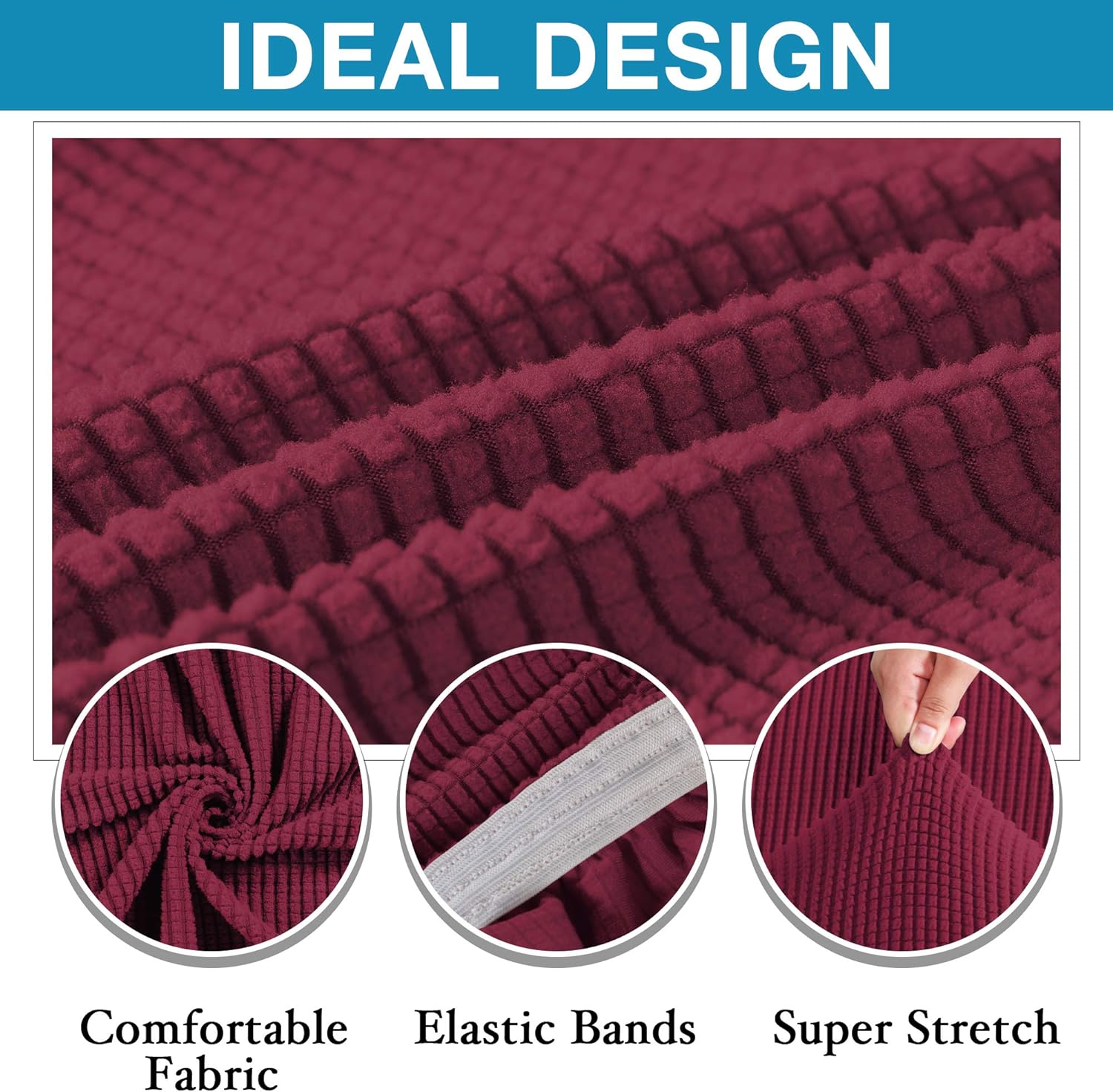 Square Ottoman Slipcovers