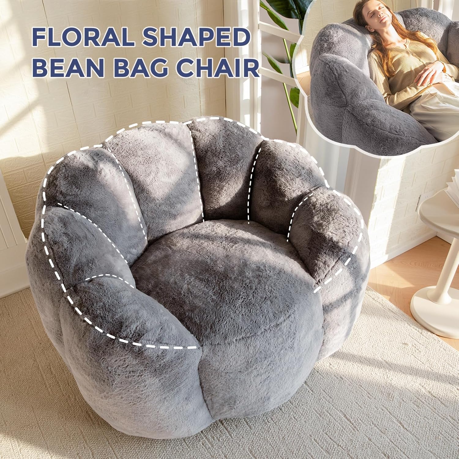Bean Bag Chair for Adults,
