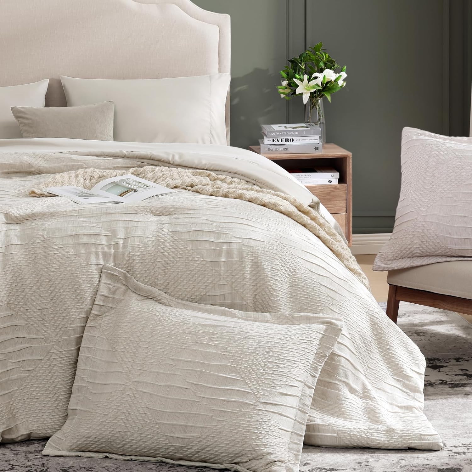 Charcoal Grey Queen Comforter Set