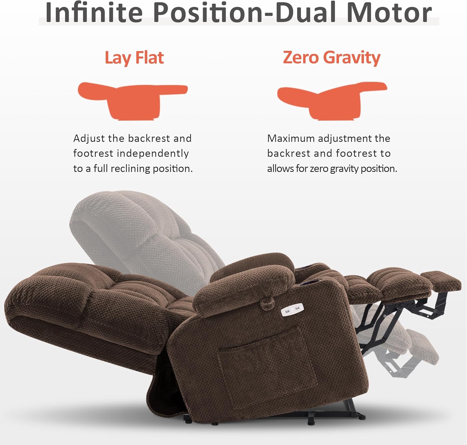 Dual Motor Large Power Lift Recliner Chair