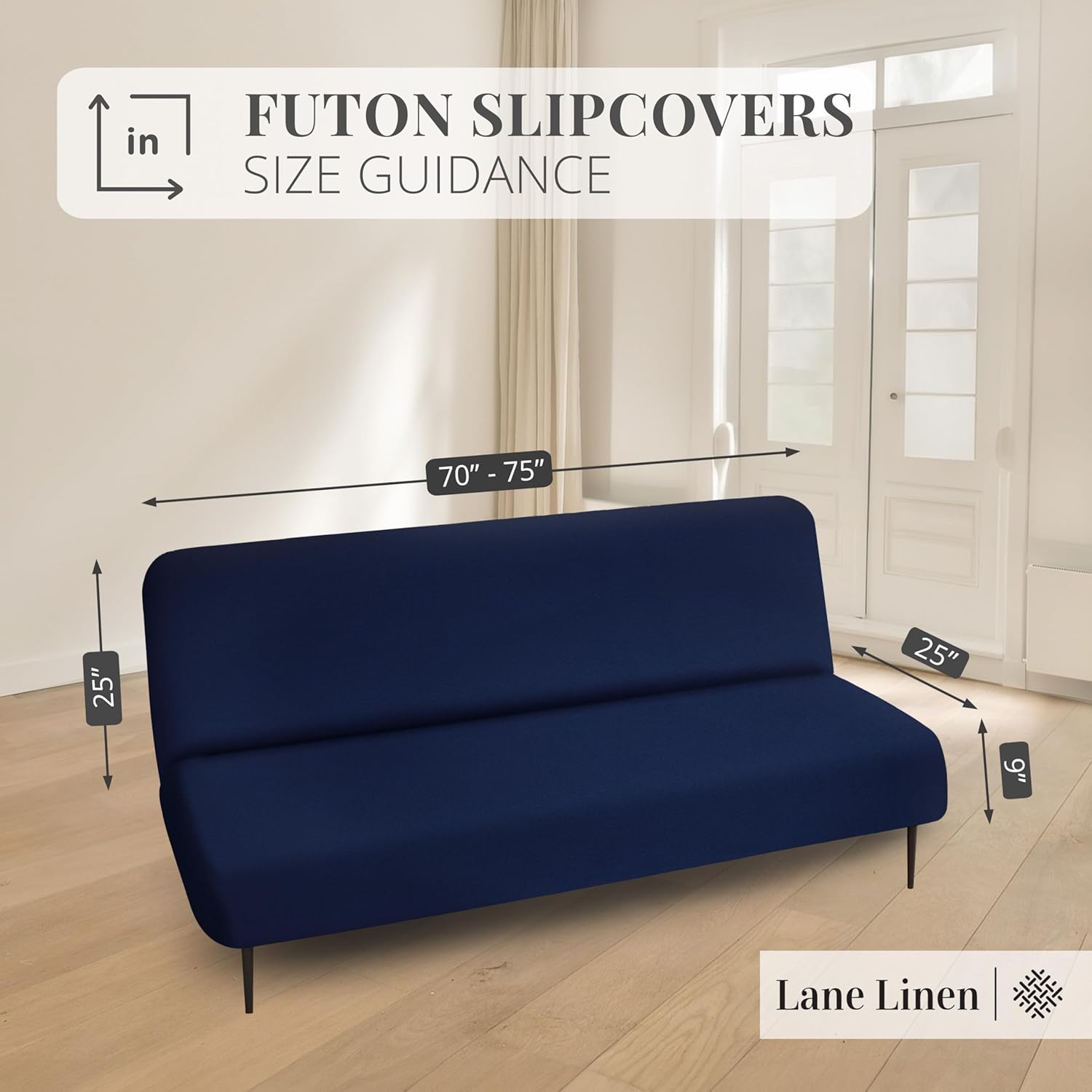 Armless Futon Cover