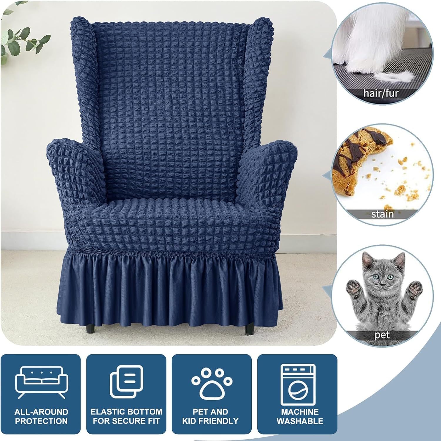 Wingback Chair Slipcover