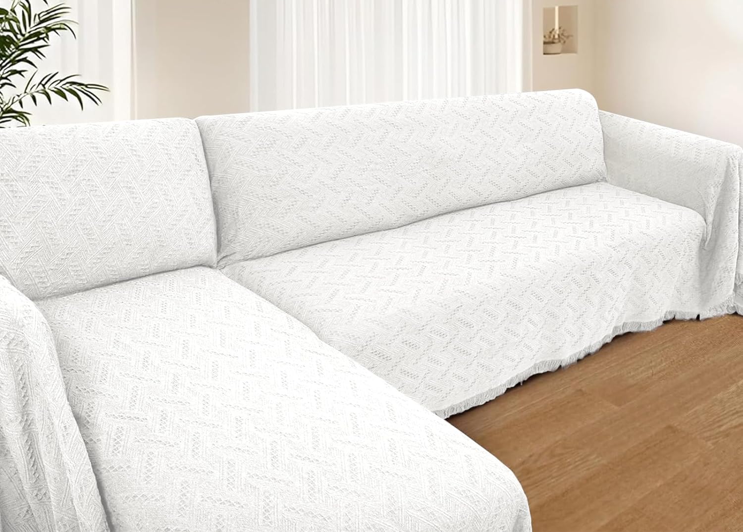 Couch Covers 2 Pieces L Shaped Sofa Cover