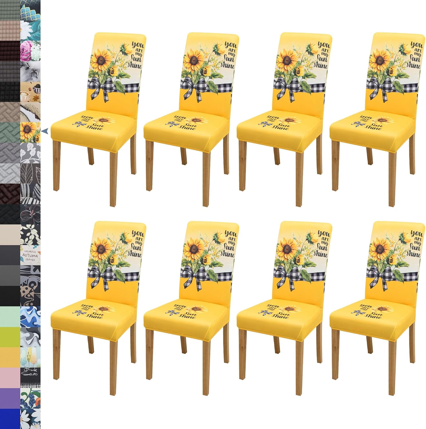 Dining Chair Cover,Dining Room Chair Covers Set of 6,Stretch Kitchen Chair Cover,Washable Dining Chair Cover,Parsons Chair Slipcovers Protective,for Home,Restaurant,Banquet(Gray)