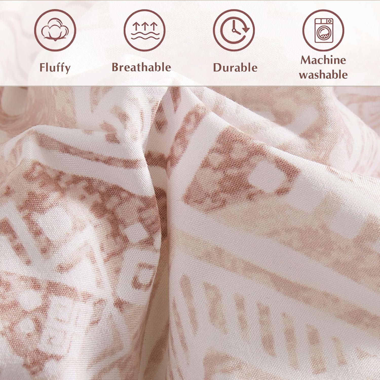 King Size Comforter Set- 7 Pieces