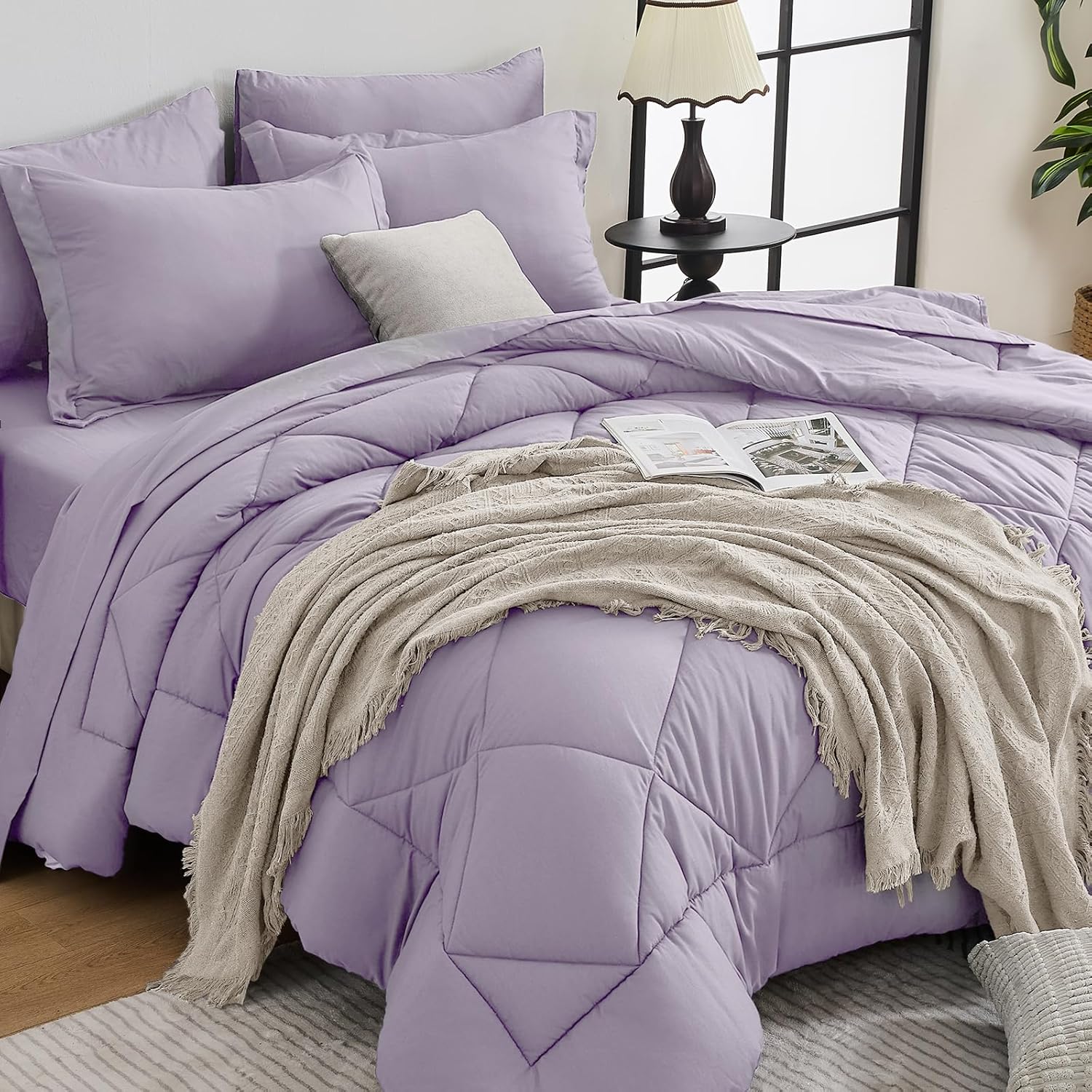 7 Pieces Queen Comforter Set
