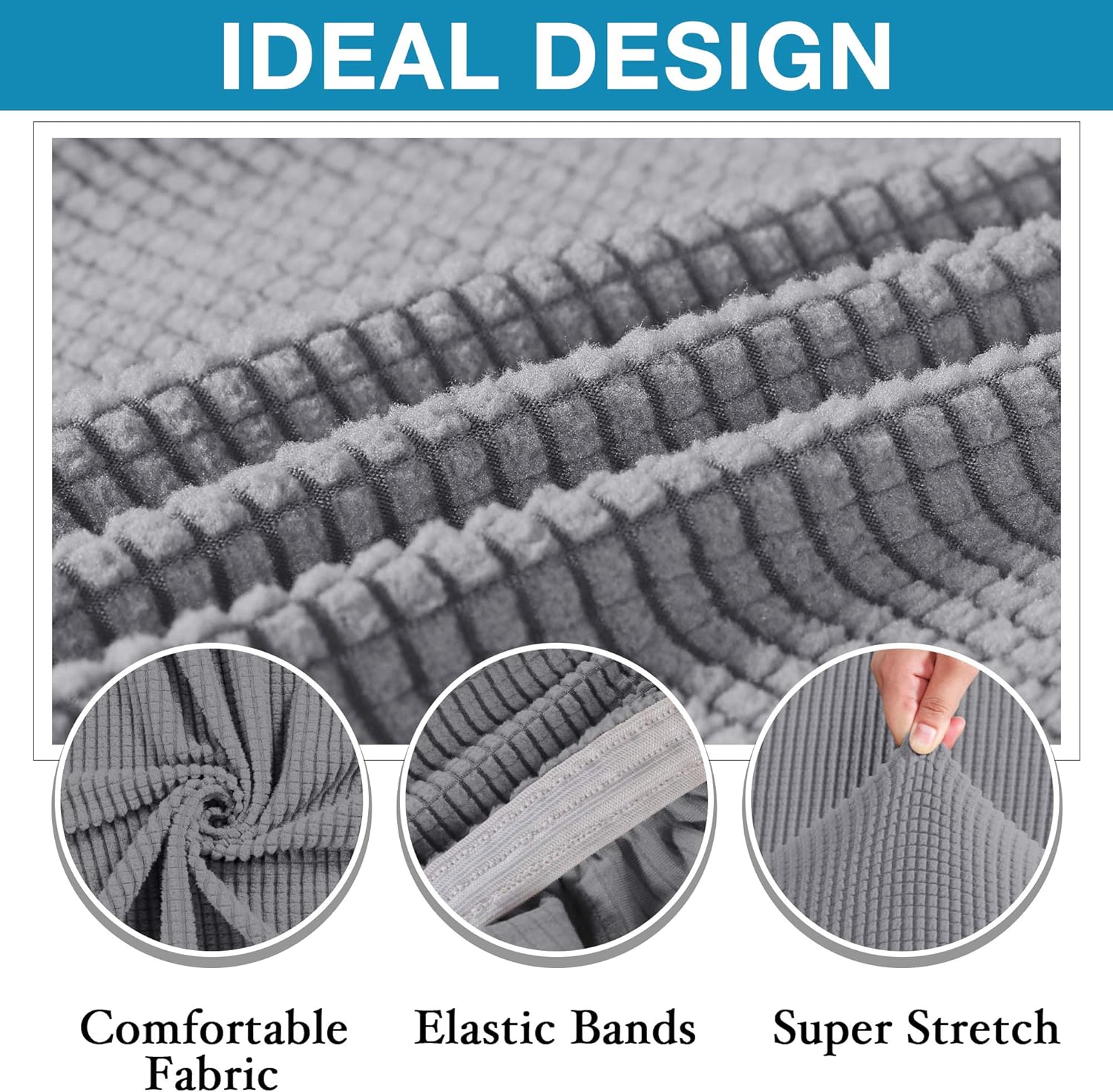 Square Ottoman Slipcovers