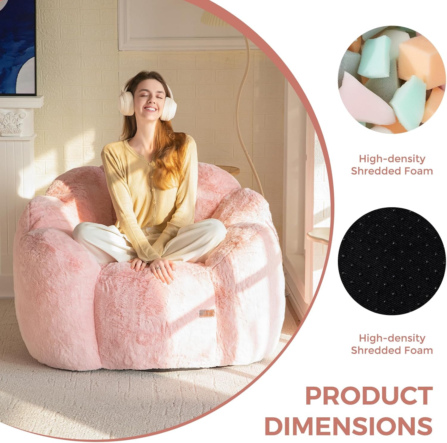 Bean Bag Chair for Adults,