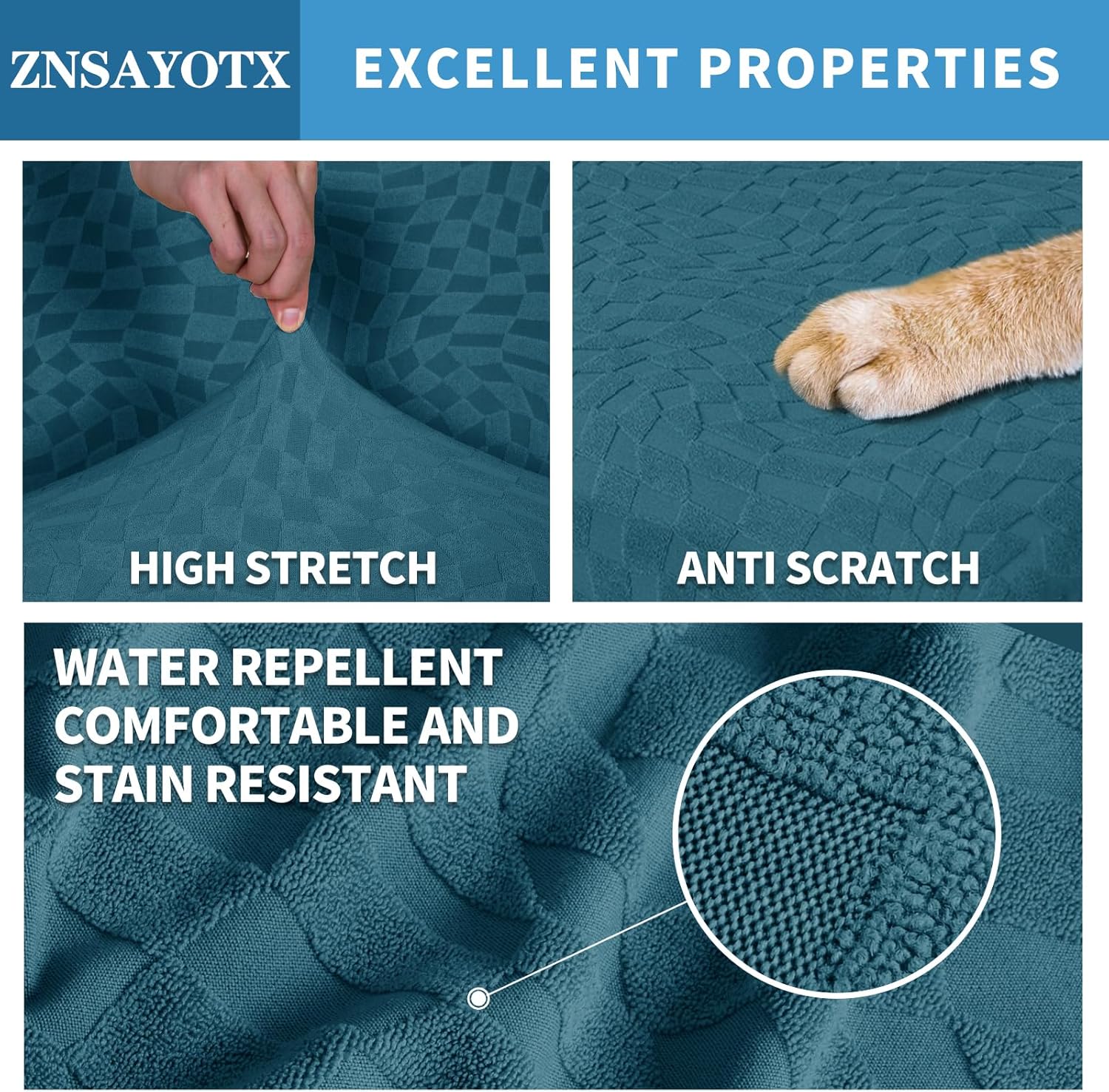 Rectangle Footrest Slipcovers