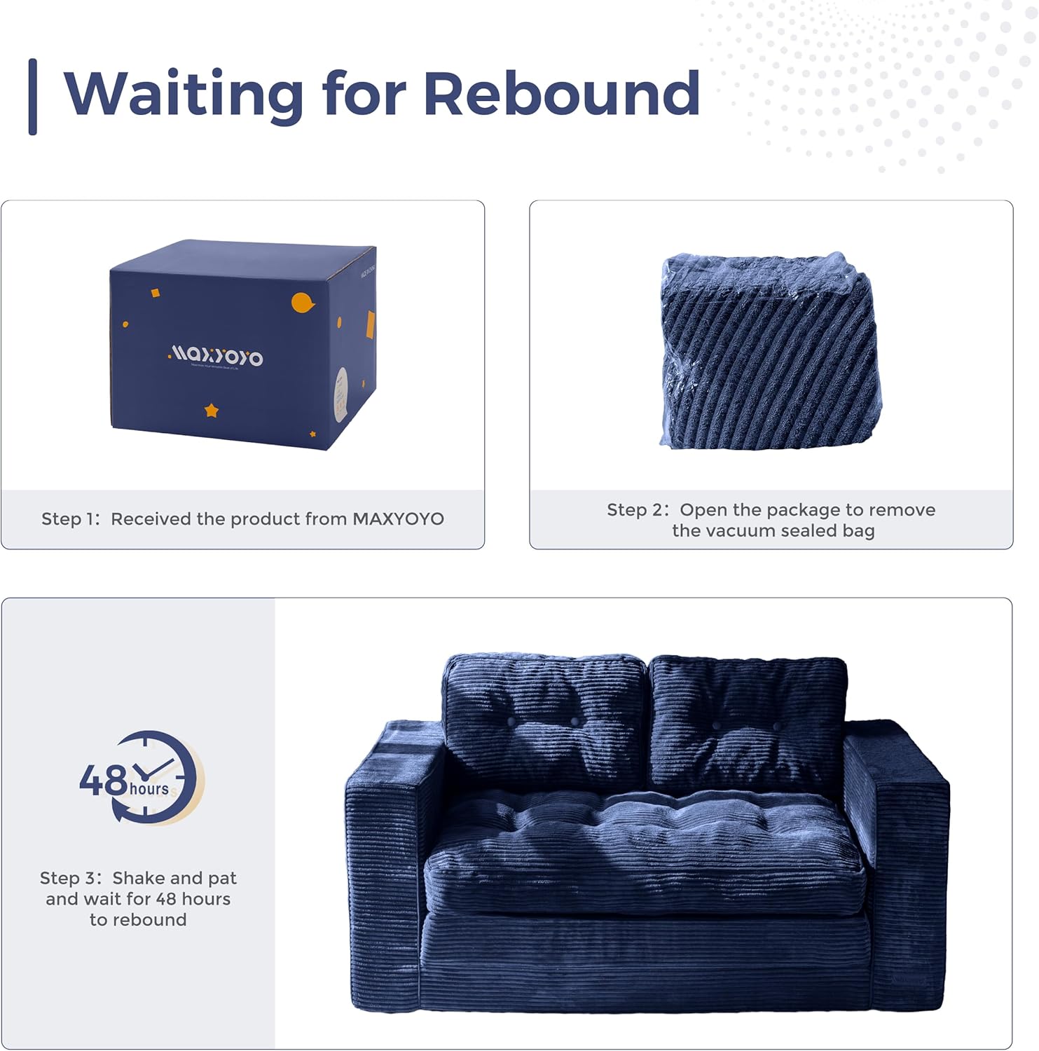 Convertible Sofa Bed, Pull Out Loveseat