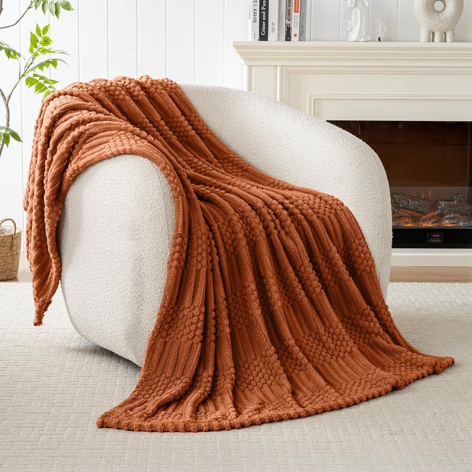 Rust Throw Blanket