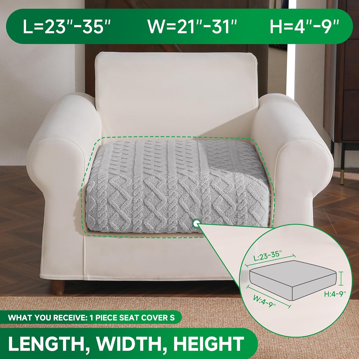 Couch Cushion Covers,